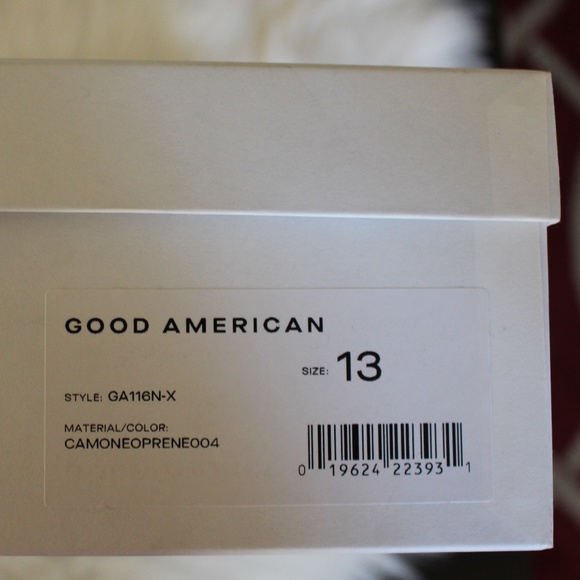 Good American, Ankle Camo Neoprene Sock Booties - Picture 9 of 9